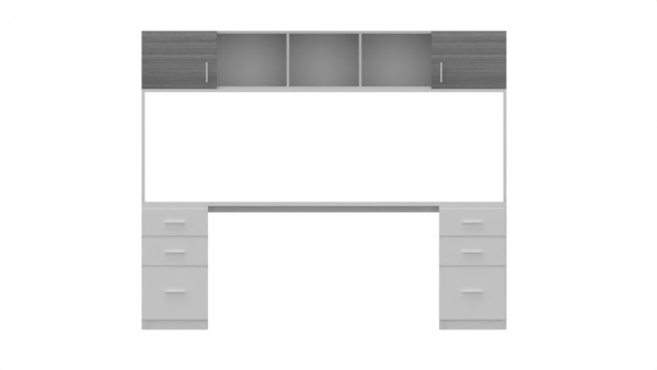 Working Station doble con gaveteros - Imagen 2