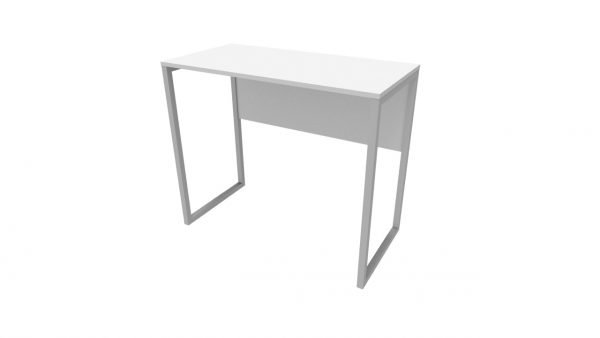 Escritorio Home Office. Base "O" de Metal. Tablero 5/8". - Imagen 3
