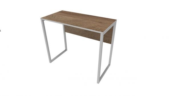 Escritorio Home Office. Base "O" de Metal. Tablero 5/8". - Imagen 5