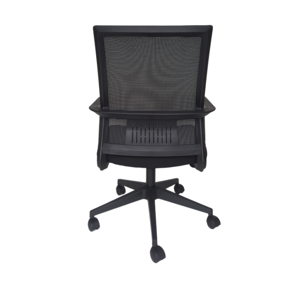 Silla Semiejecutiva, respaldo tipo malla, con brazos fijos - Imagen 2